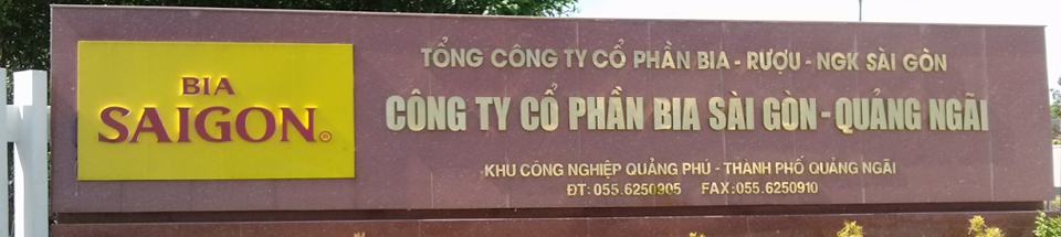 Bia Sài Gòn - Quãng Ngãi